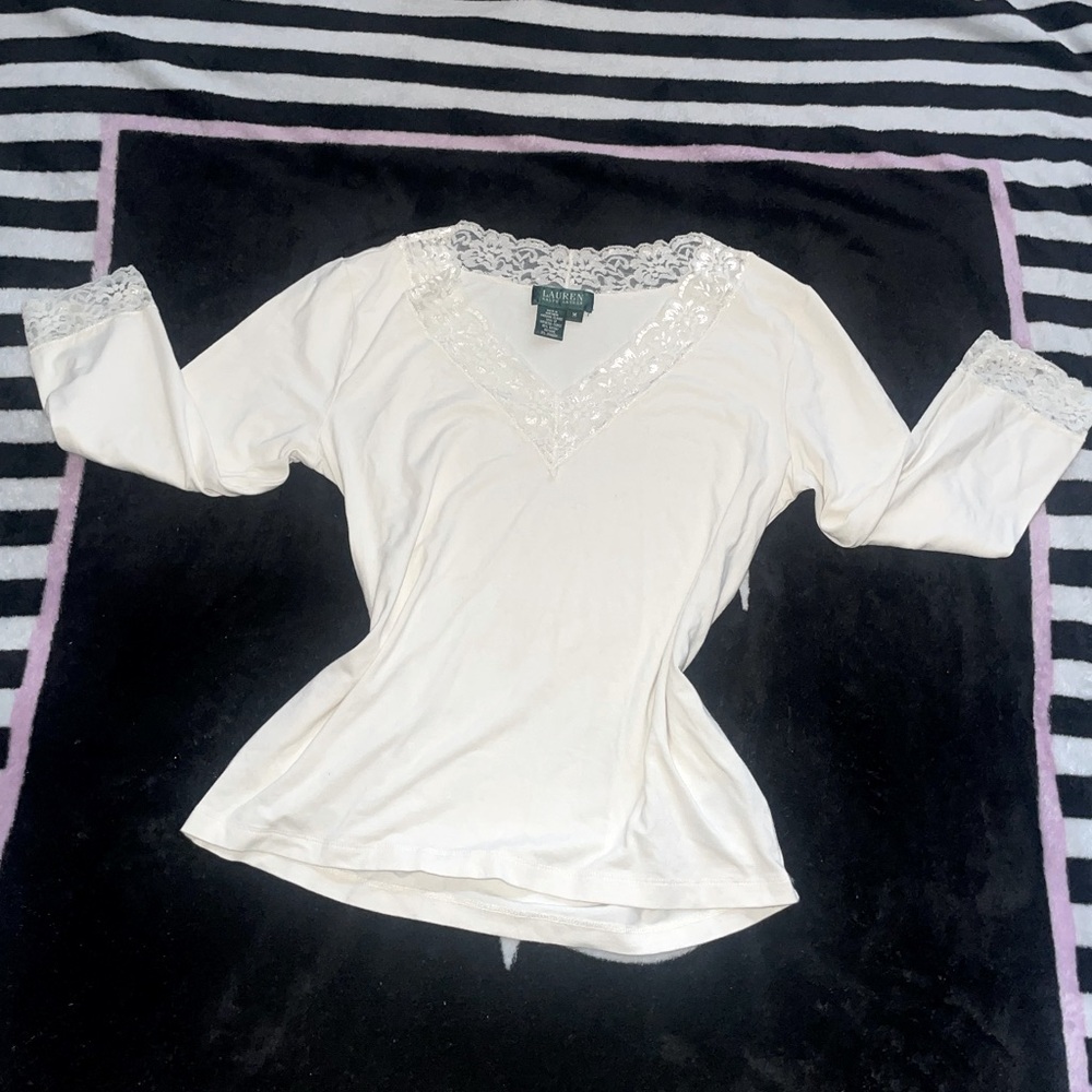 Ralph Lauren Cream Top